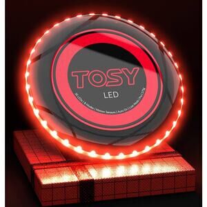 TOSY Flying Disc - 36 Mono-Color LEDs, Extremely Bright NWT